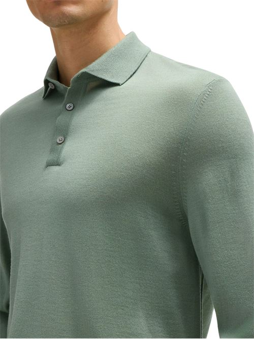 Hugo Boss maglione- Verde chiaro Hugo Boss | 50476355314